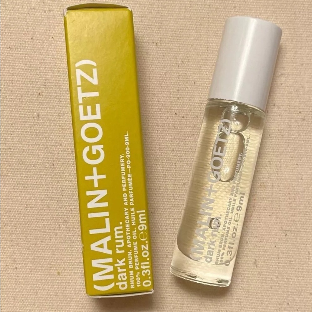 BNIB Malin+Goetz Dark Rum 100%Perfume Oil 0.3oz 9ml